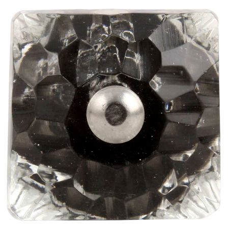 Clear Glass Square Cut Wine Stopper